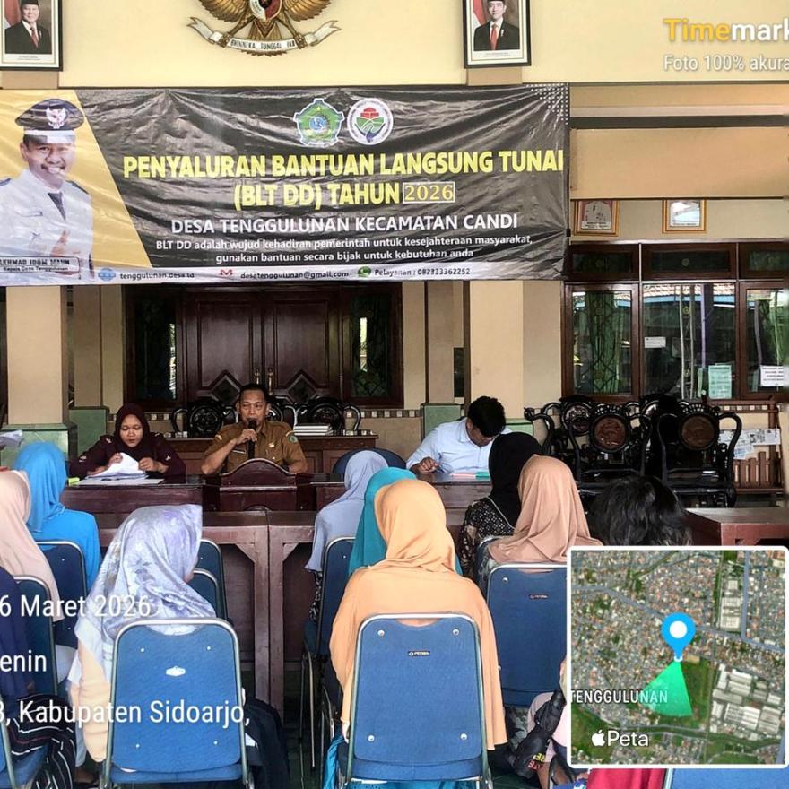 Pemdes Tenggulunan Salurkan BLT Dana Desa Tahap I Tahun 2026 kepada 37 KPM